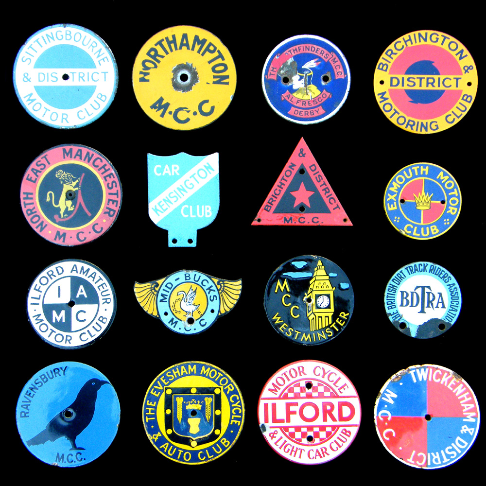 Vitreous enamel badge display # 1