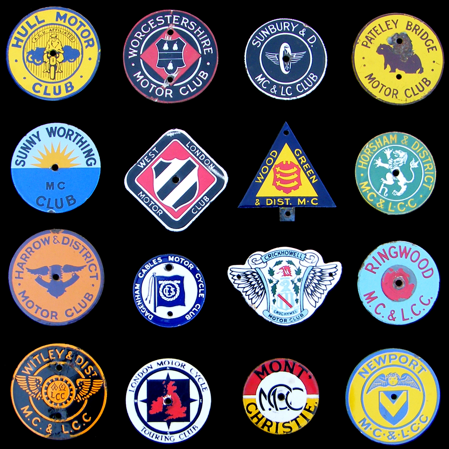 Vitreous enamel badge display # 4