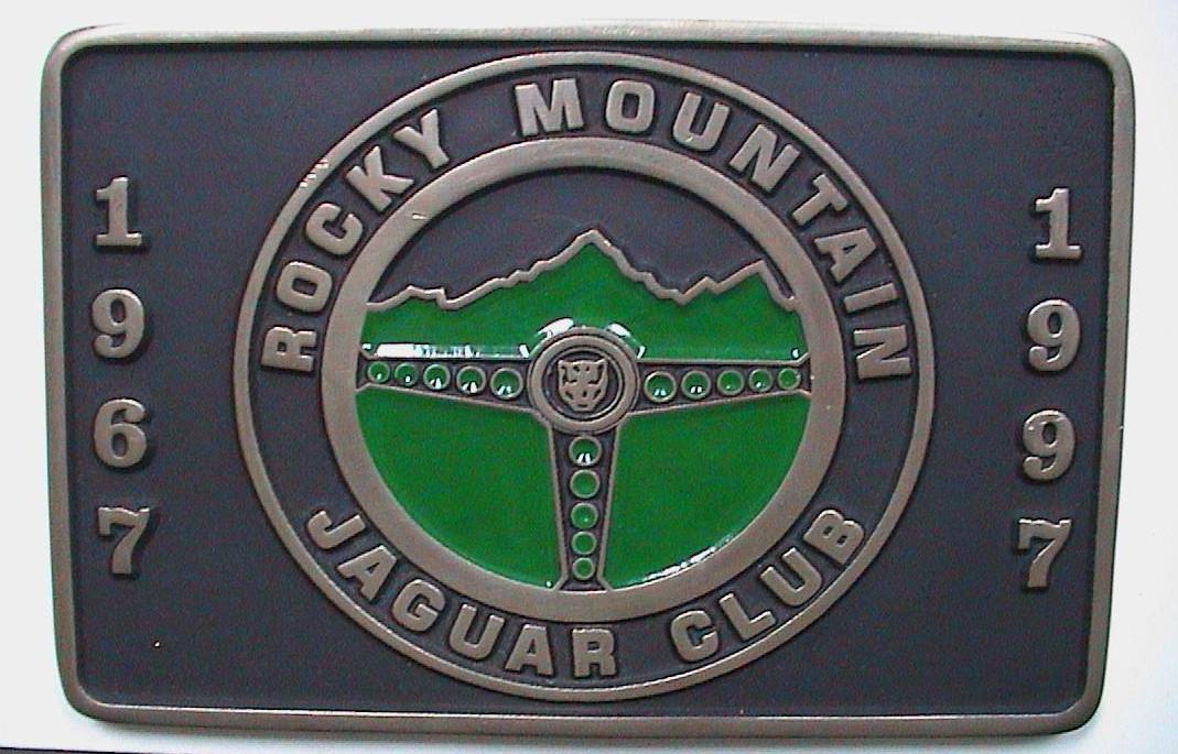 Rockey Mountain Jaguar Club Car badge