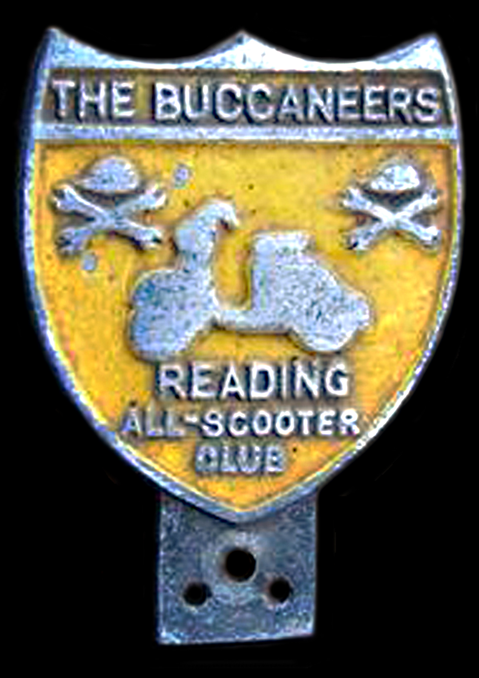 Reading All Scooter Club Machine badge