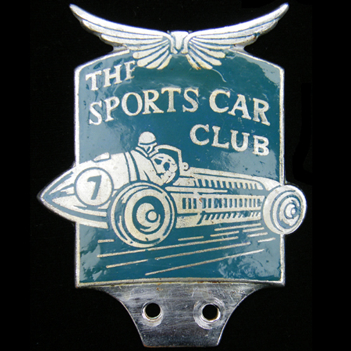 The Sports Car Club Car Badge
