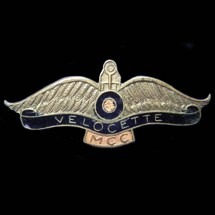 Velocette Motor Cycle Club lapel badge