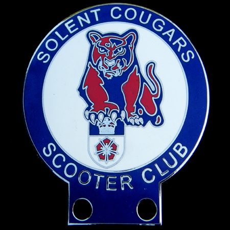 Solent Cougars Scooter Club Car Badge