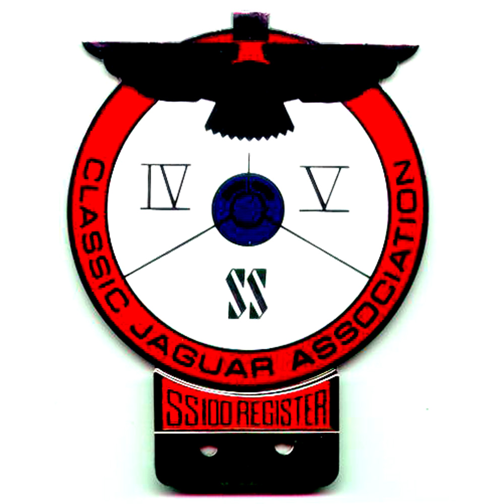 Classic Jaguar Association SS 100 Register Car badge