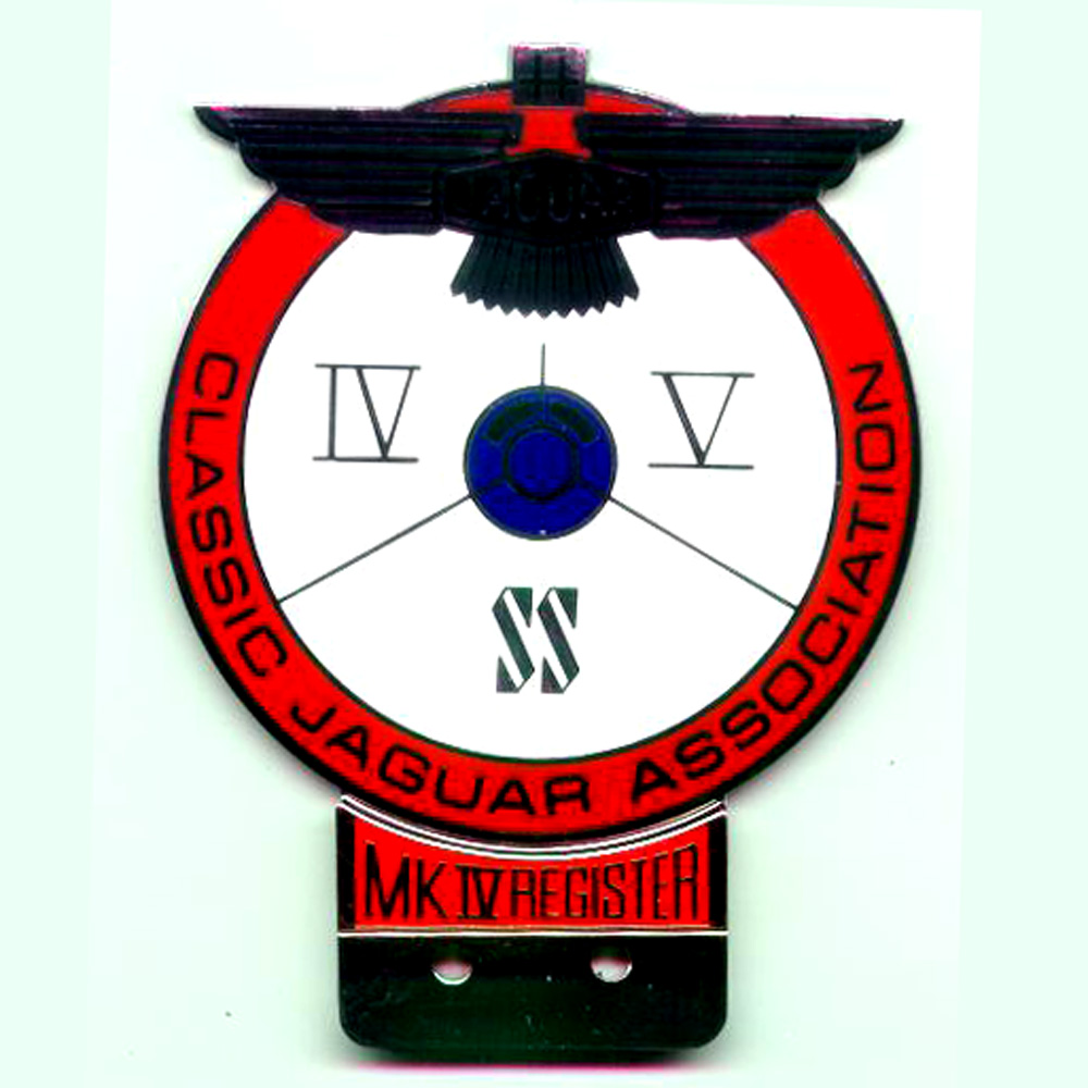 Classic Jaguar Association Mk IV Register Car badge