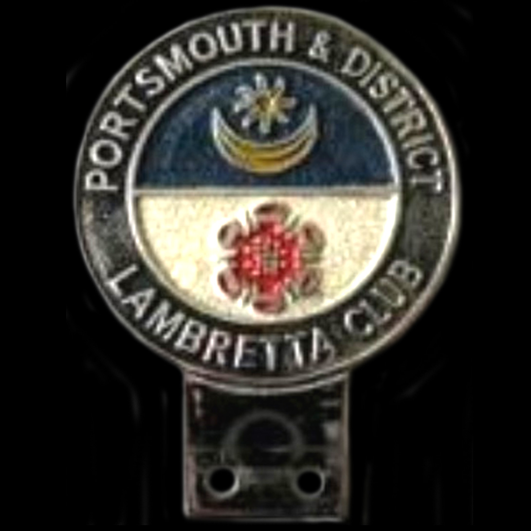 Portsmouth & District Lambretta Club Machine Badge