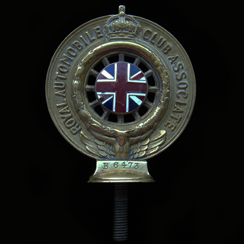 Royal Automobile Club Associate Car Badge 1908 - c1914  