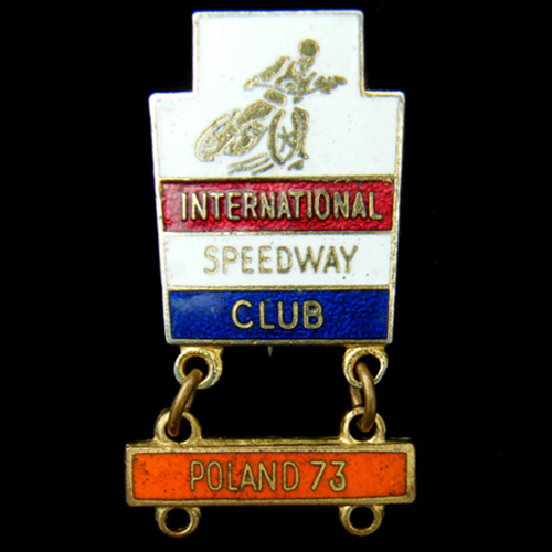 International Speedway Club Lapel badge