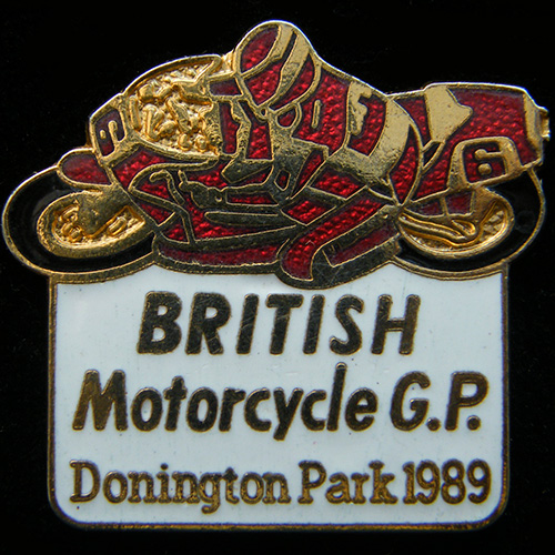 British Grand Prix (Motorcycle) pin badge