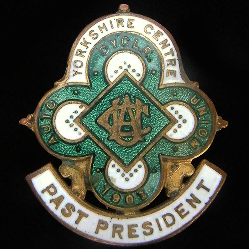 Auto Cycle Union Yorkshire Centre  lapel badge