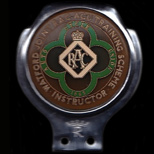 RAC-ACU Training Scheme Car Badge