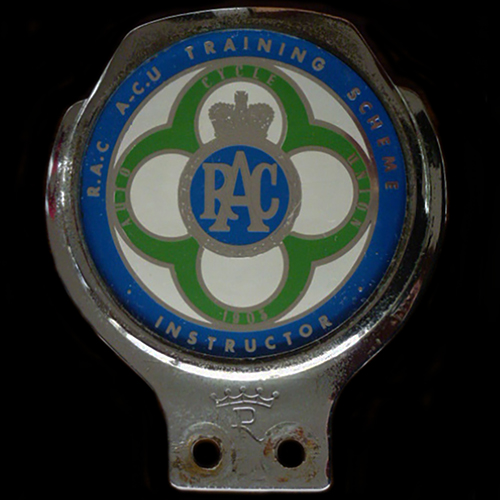 RAC-ACU Training Scheme car badge