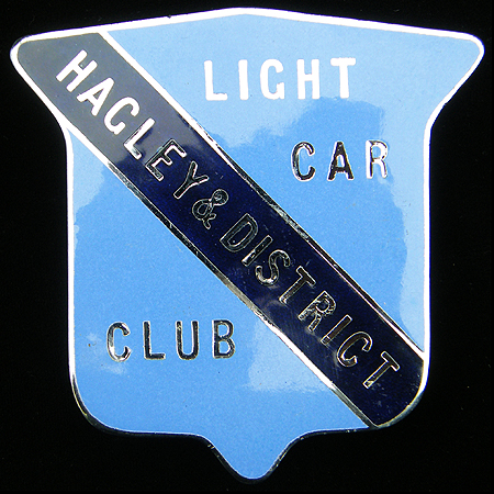 Hagley & District Light Car Club Car Badge