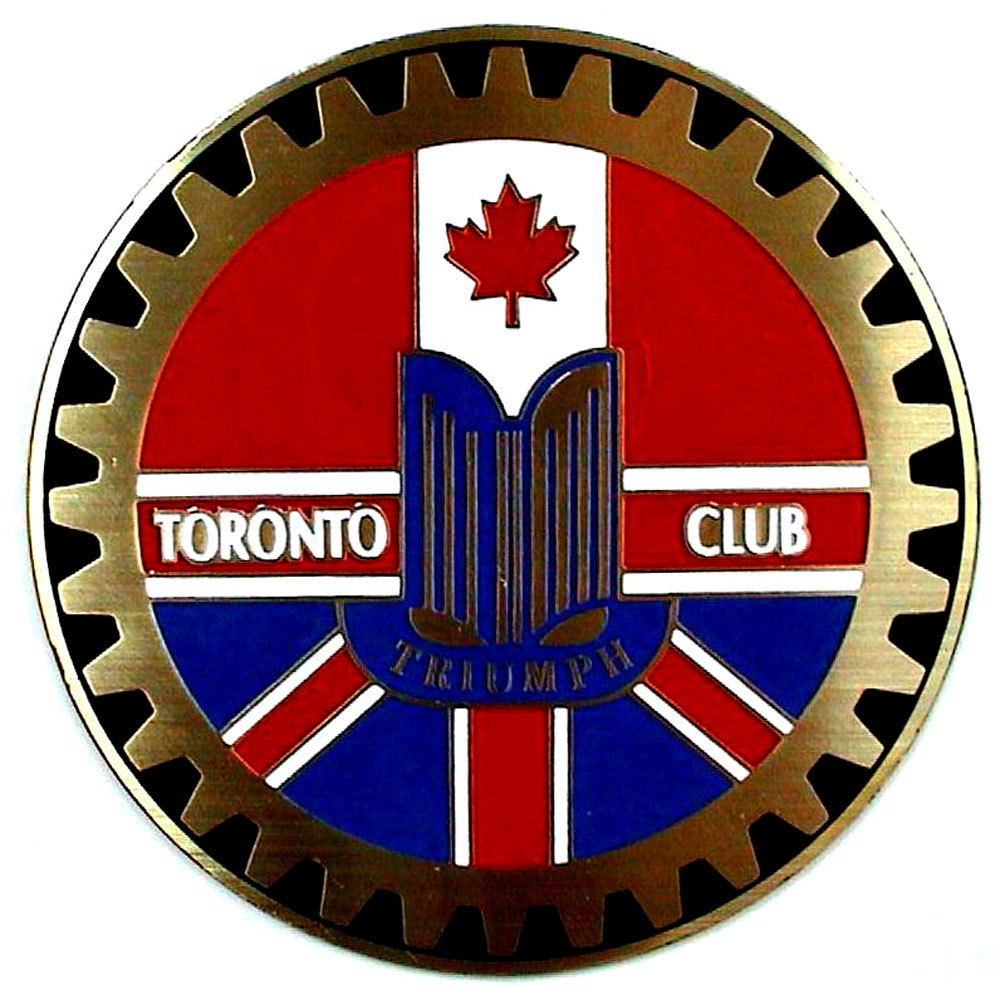 Triumph Toronto Club car badge