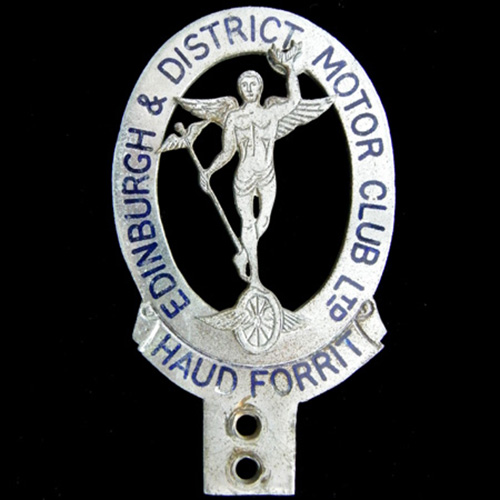 Edinburgh & District Motor Club Ltd Car Badge