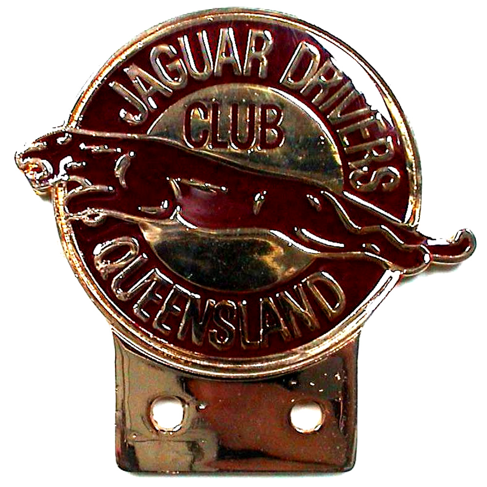  Jaguar Drivers Club Queensland Car badge