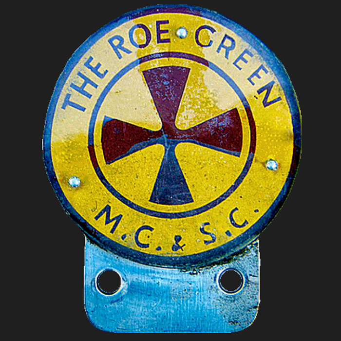 Roe Green M.C. & S.C. Car Badge