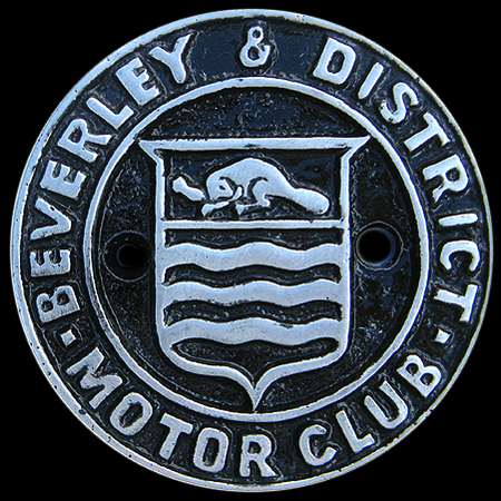 Beverley & District Motor Club Car Badge
