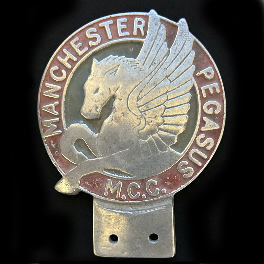 Manchester Pegasus Motor Cycle Club Car Badge