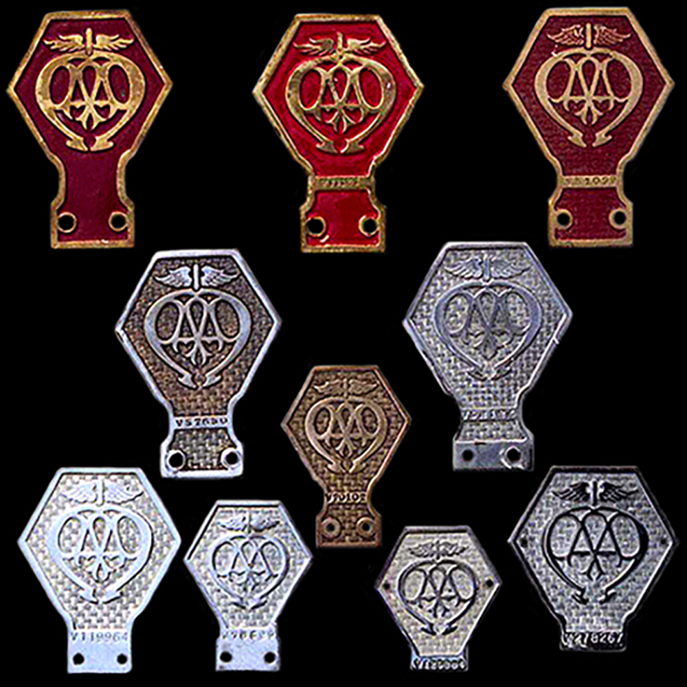Automobile Association Commercial Vehicle badges