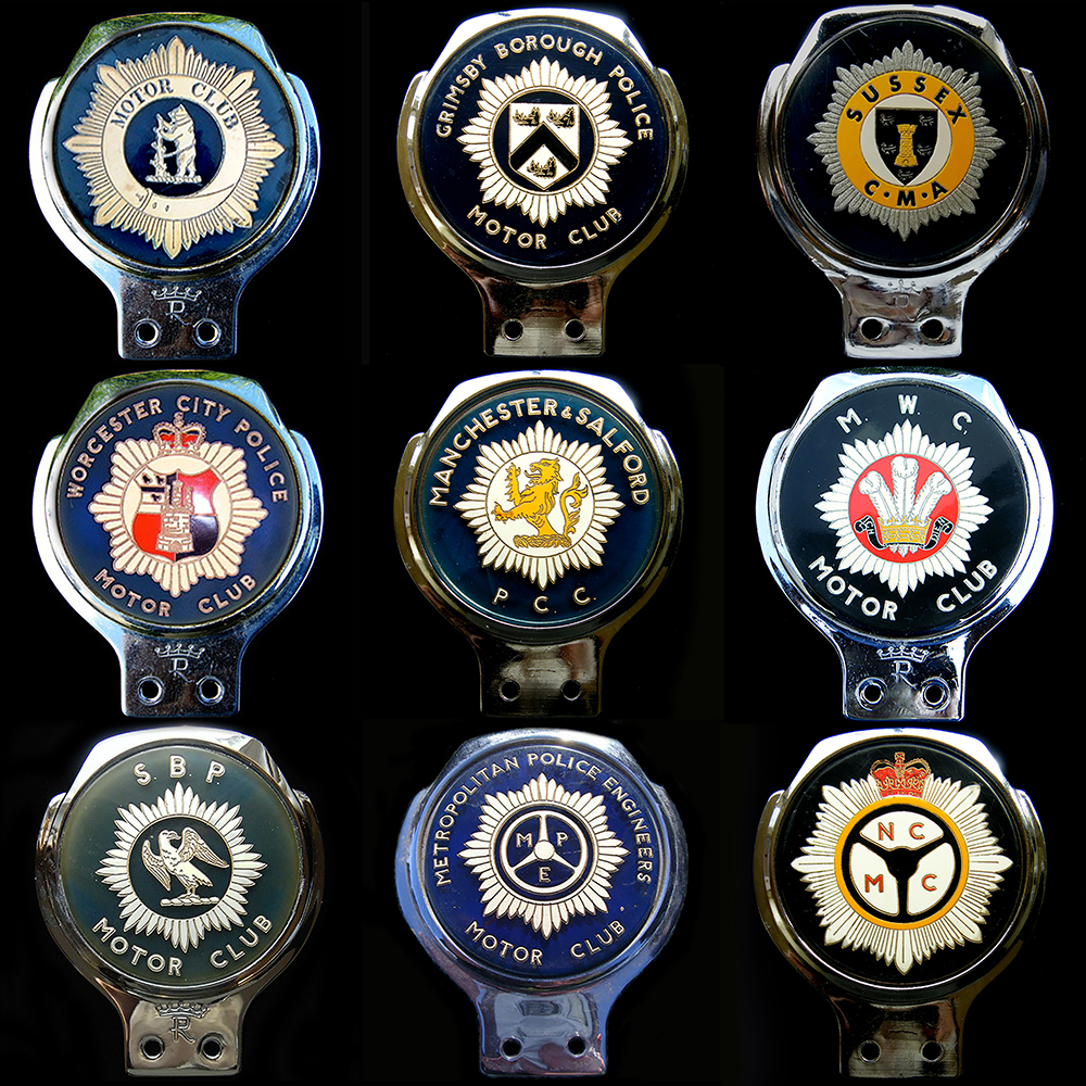 Police Club badges