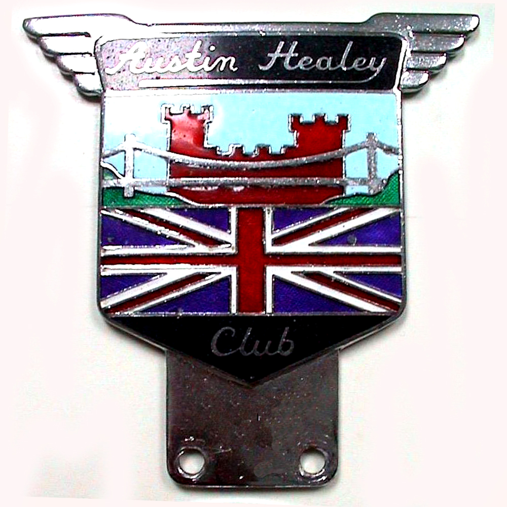 Austin Healey Club car badge