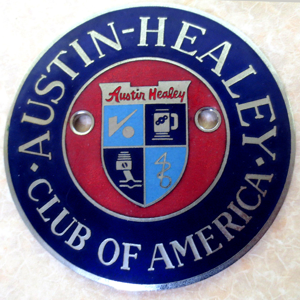 Austin Healey Club of America car badge