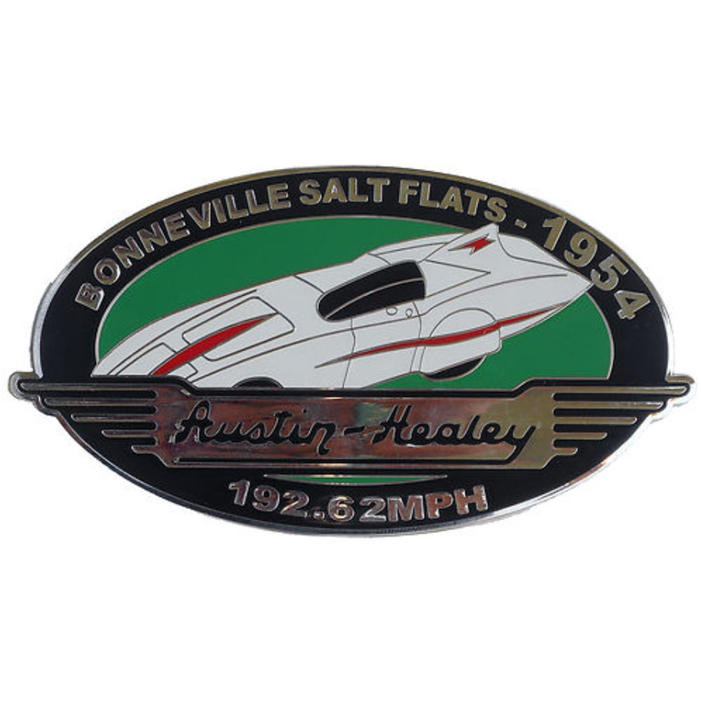 Austin Healey Bonneville Salt Flats car badge