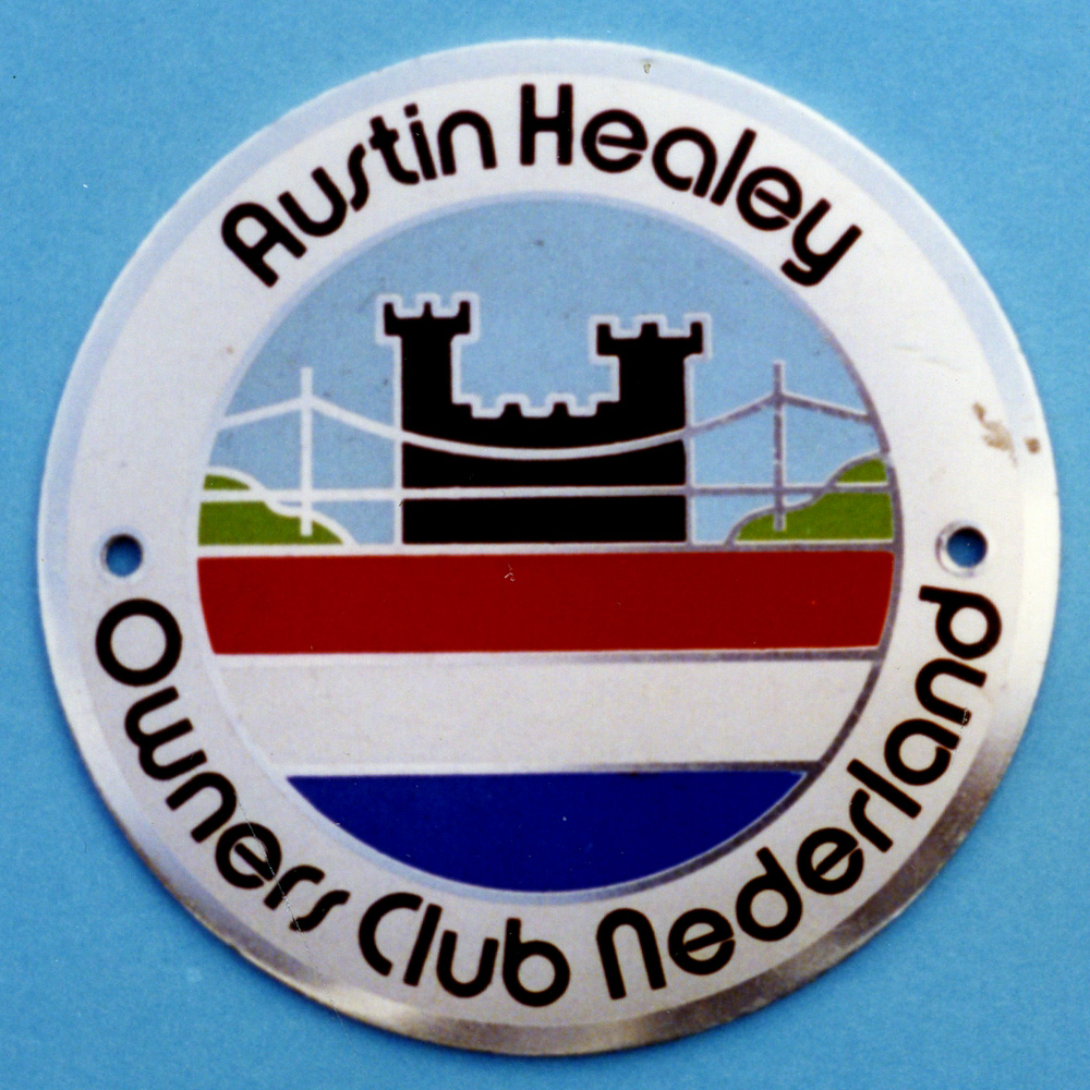 Austin Healey Owner Club Holland car badge