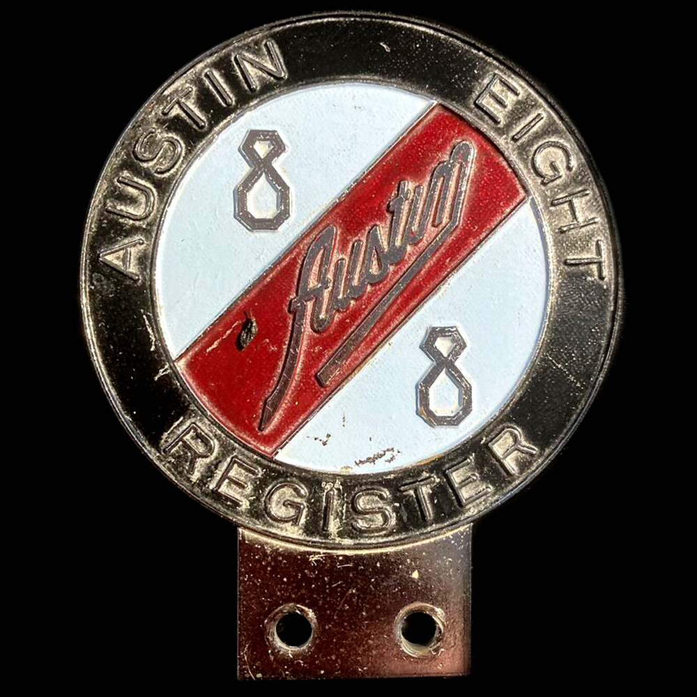Austin Eight Register car badge