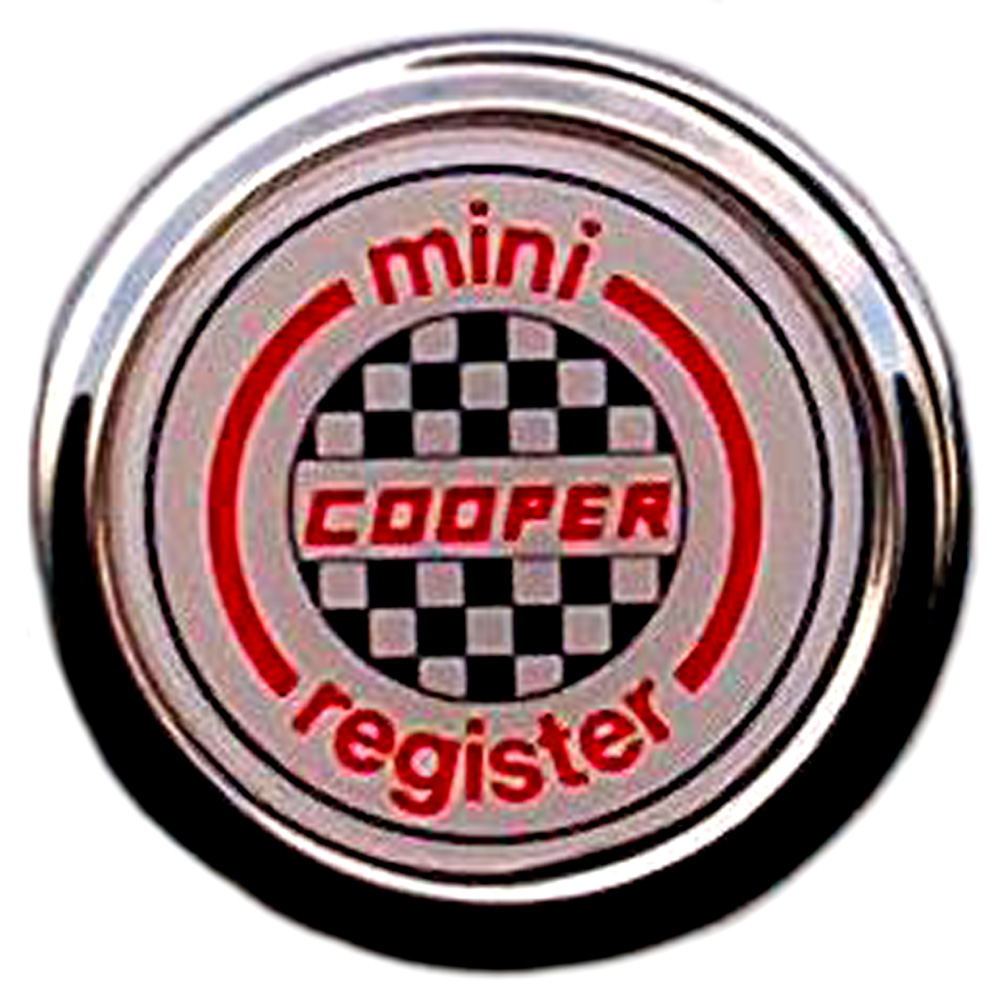 Austin Mini Cooper Register car badge