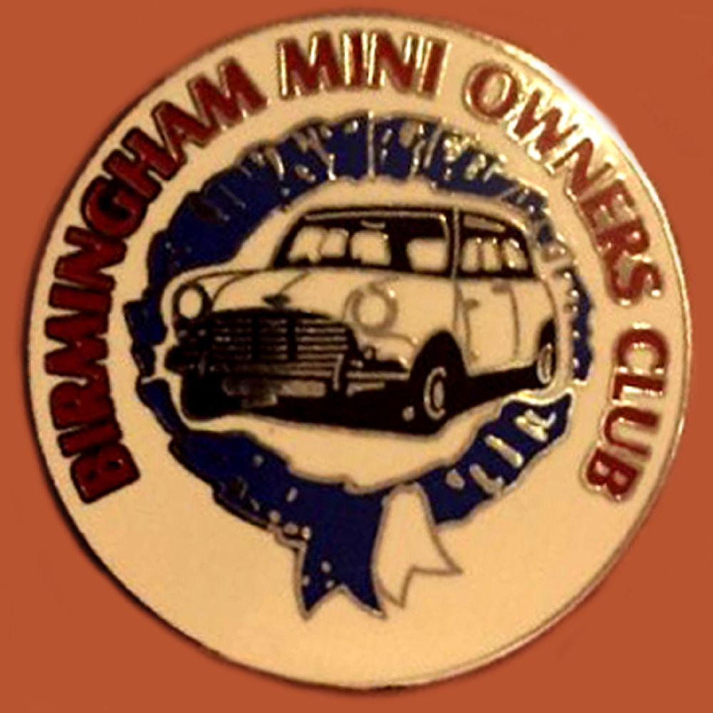 Birmingham Mini Owners Club car badge