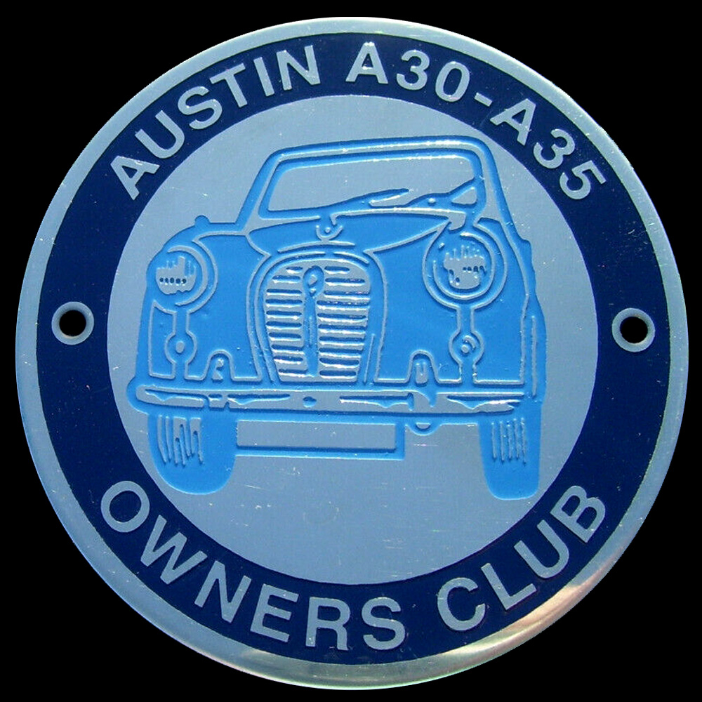 Austin A30-A35 Owners Club car badge