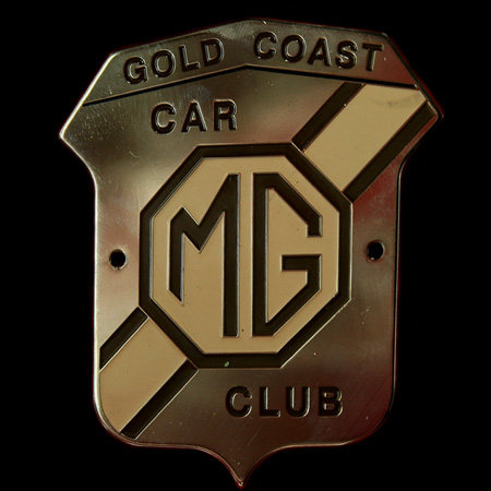 MG Car Club Gold Coast Car Badge