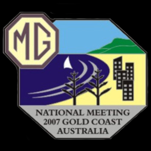 MG Australia Gold Coast Car Badge