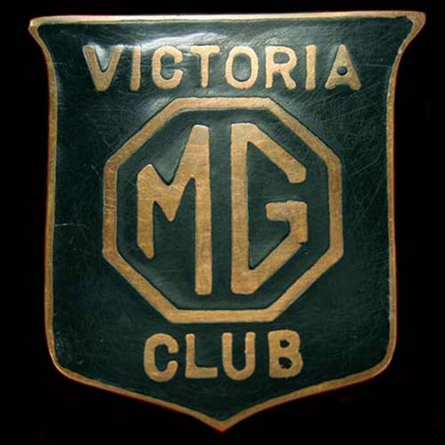 MG Car Club  Australia Victoria Car Badge