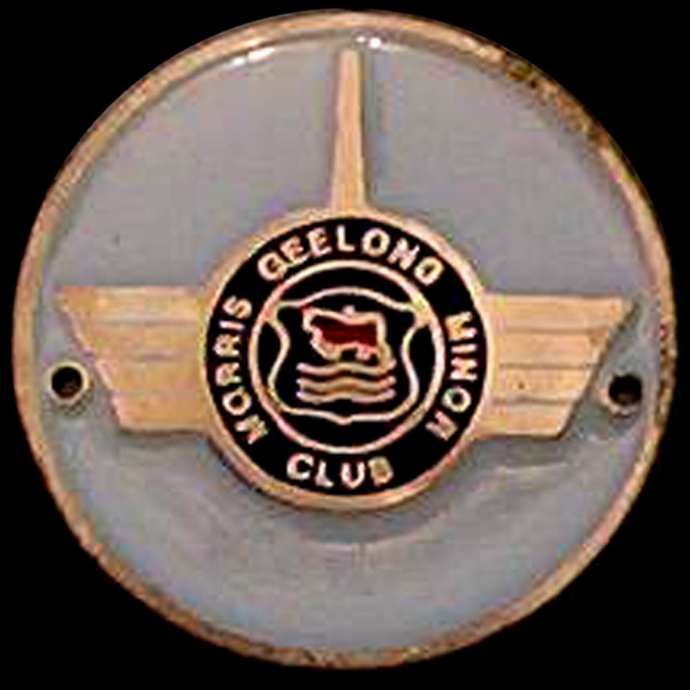 Morris Minor Club Greelong car badge