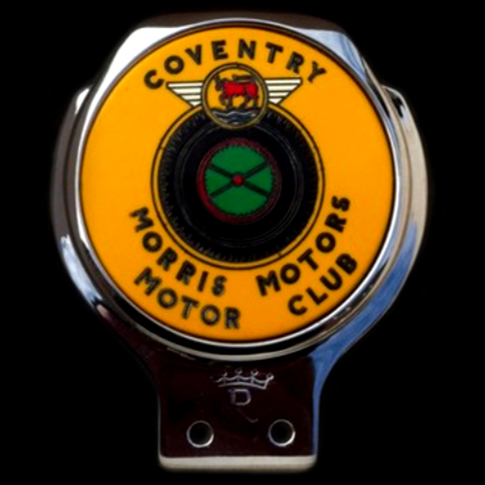 Morris Motors Motor Club car badge