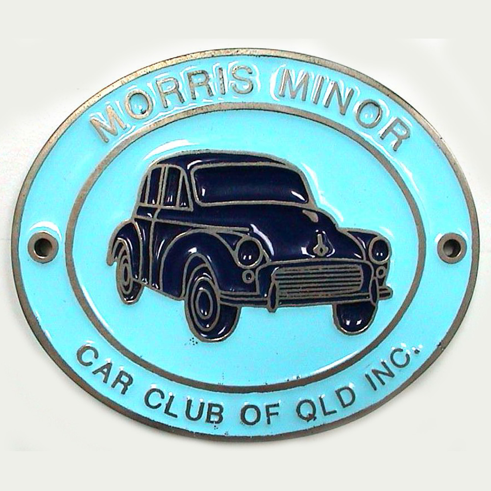 Morris Minor Car Club of Queensland car badge