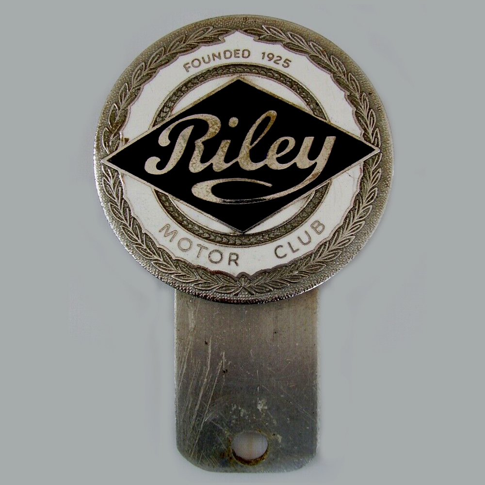 Riley Motor Club car badge