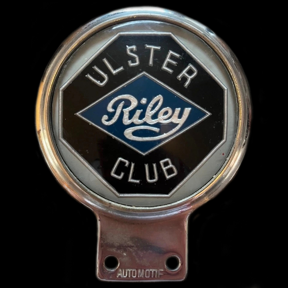 Riley Ulster Club car badge