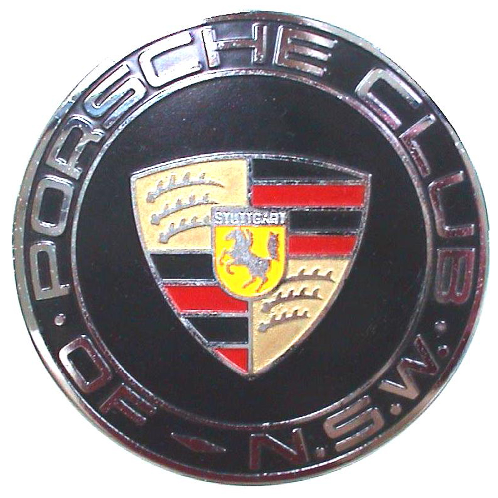 Porsche Club of New South Wales car badge