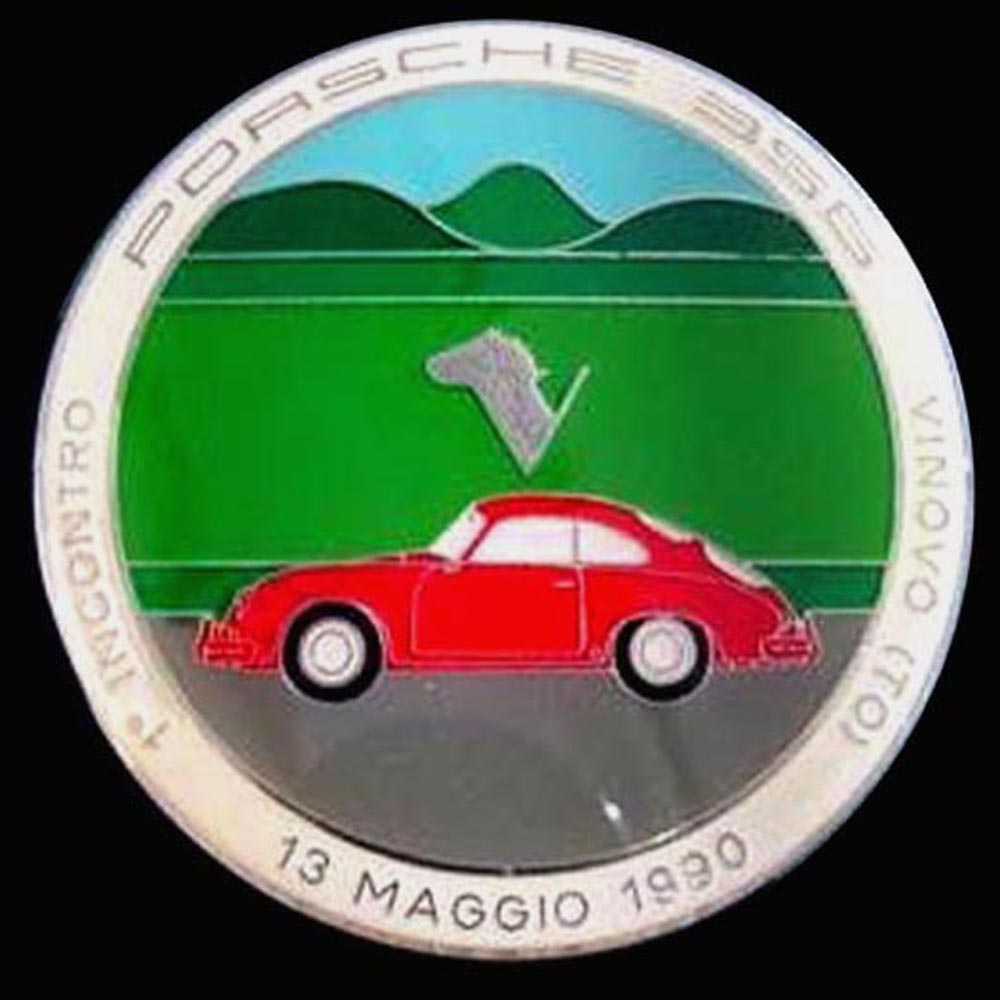 Porsche 356 car badge