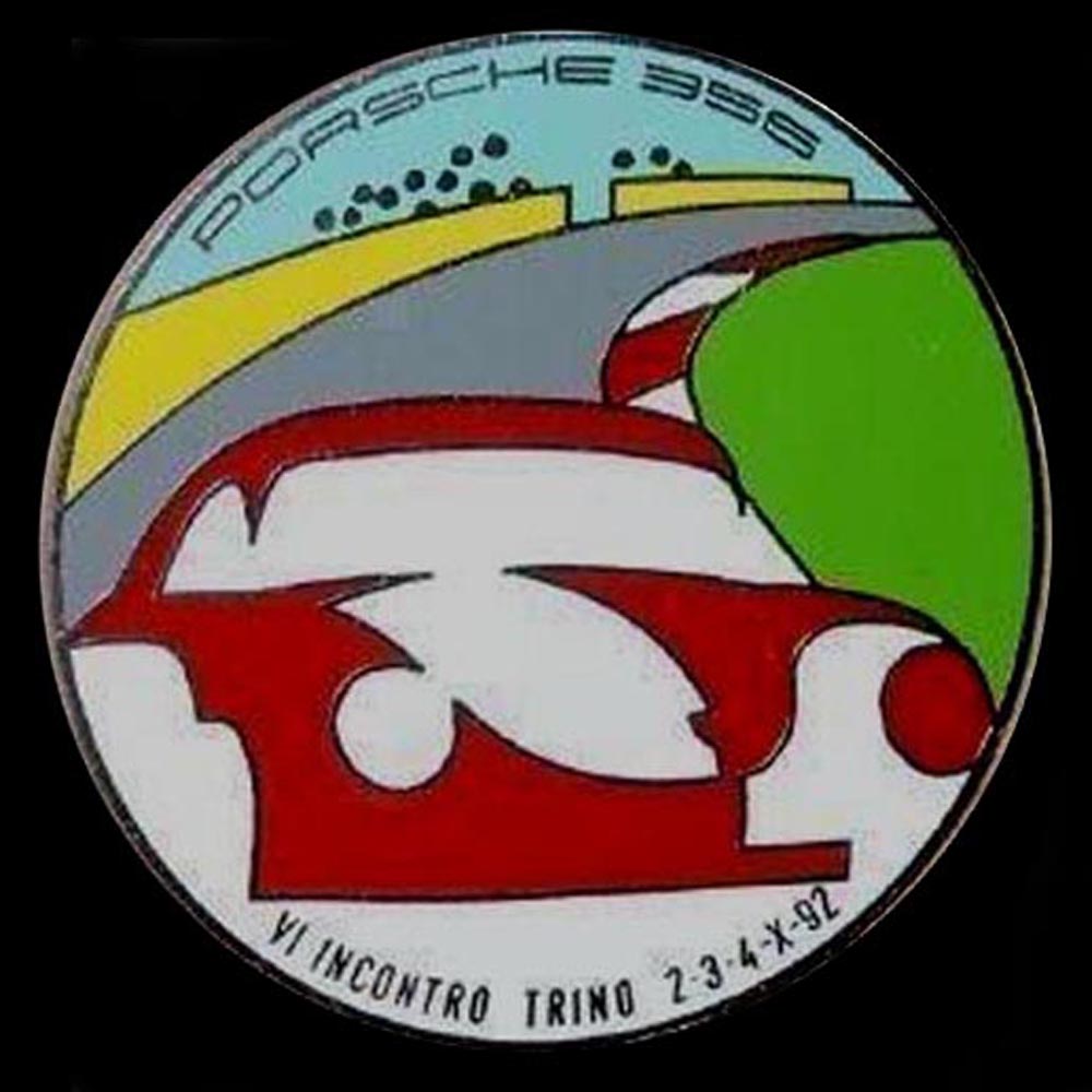 Porsche 356  Trino car badge