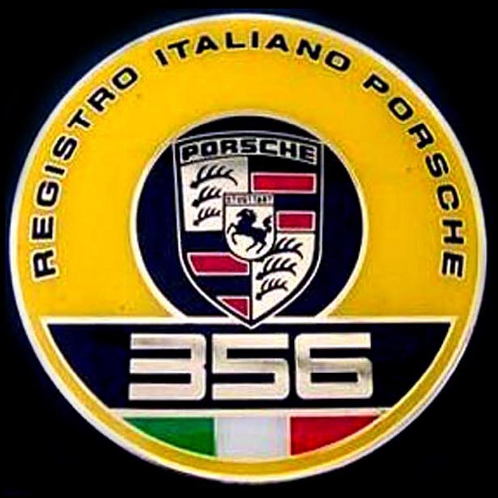 Porsche 356 Regusto Italiano car badge