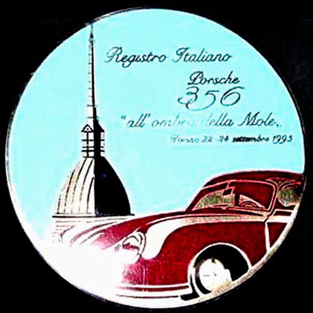 Porsche 356 Regusto Italiano car badge