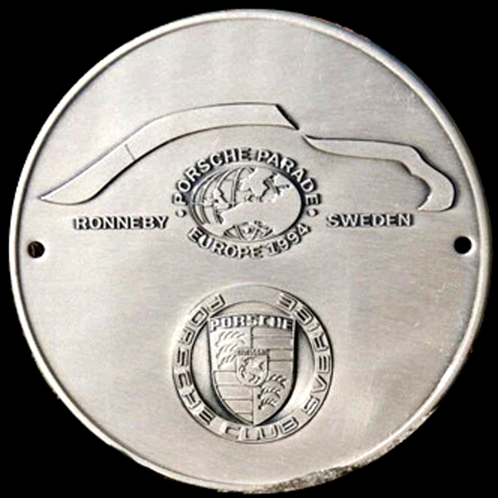 Porsche parade Europe 1994 car badge