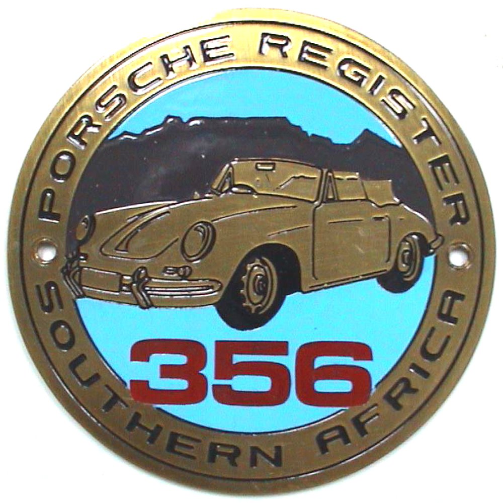 356 Southern Africa Porsche Register car badge