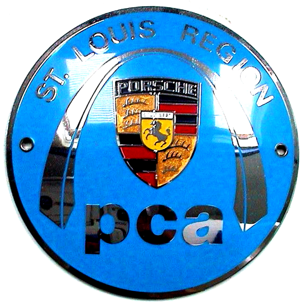Porsche Club of America St Louis Region car badge