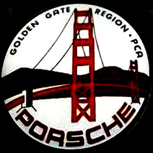 Porsche Club of America Golden Gate Region car badge